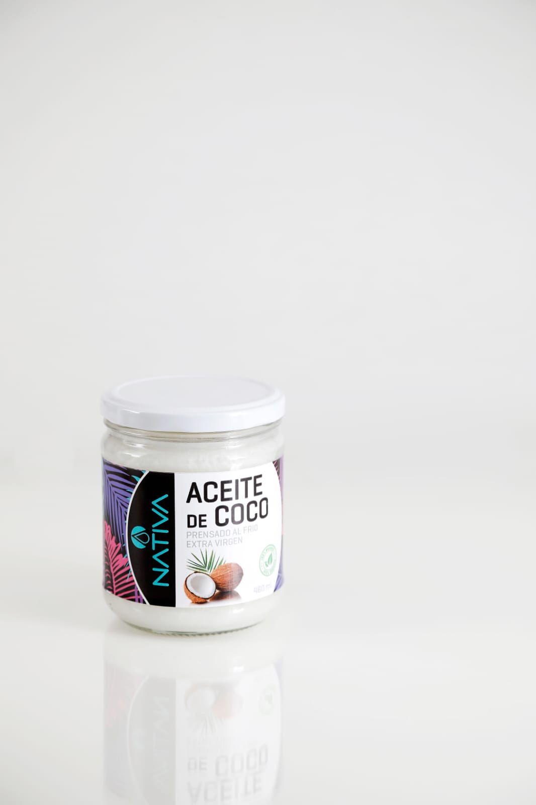 ACEITE DE COCO PRENSADO AL FRIO EXTRA VIRGEN 460 ML